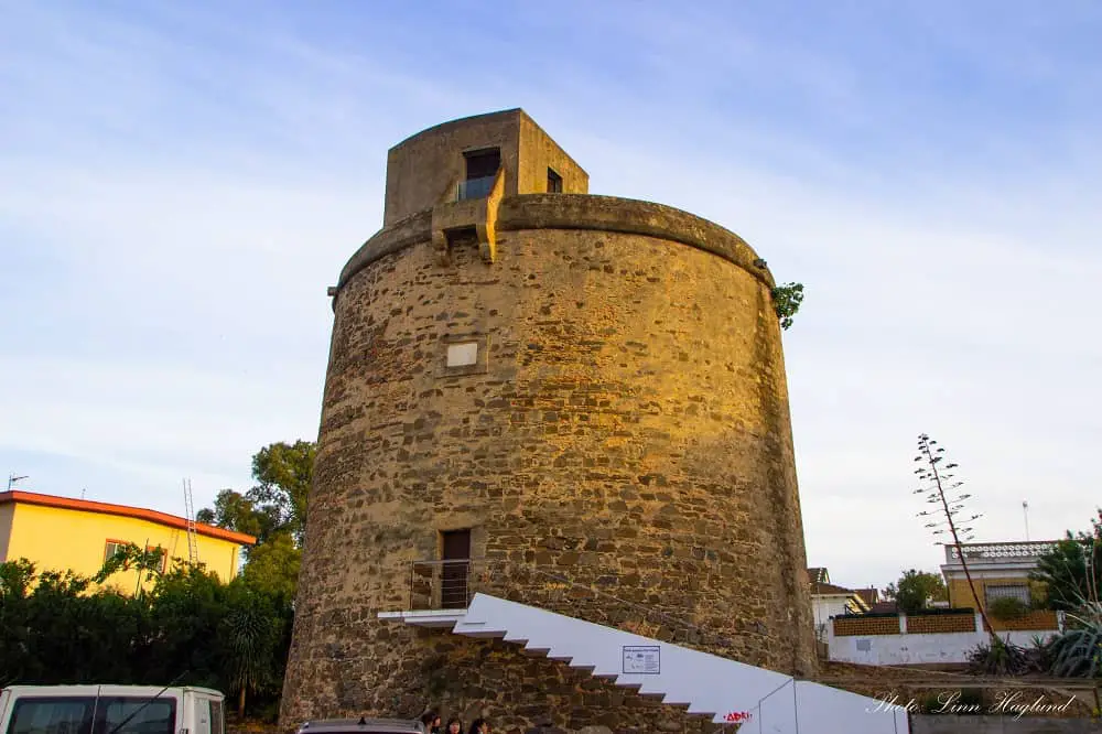 Old watch tower in Punta Umbria Town