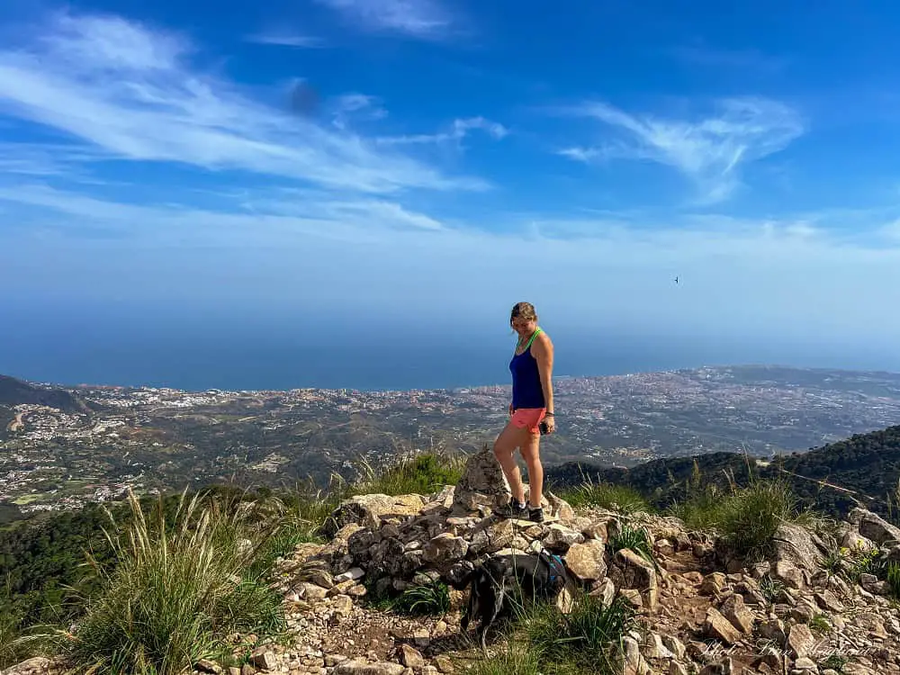 Hiking is one of the best things to do in Mijas with beautiful costal views