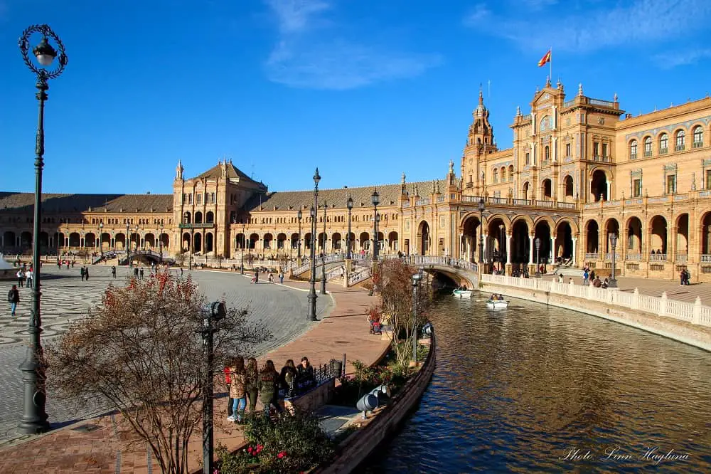 Plaza de España - Seville winter temperatures