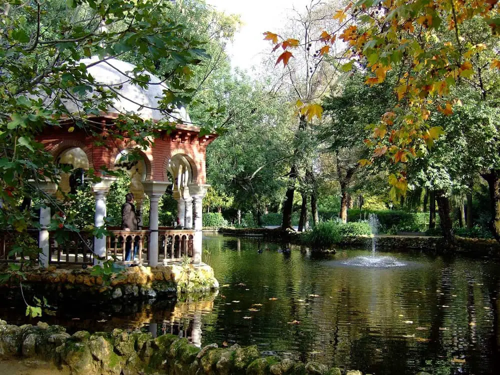 Seville Spain in winter - Maria Louisa Park