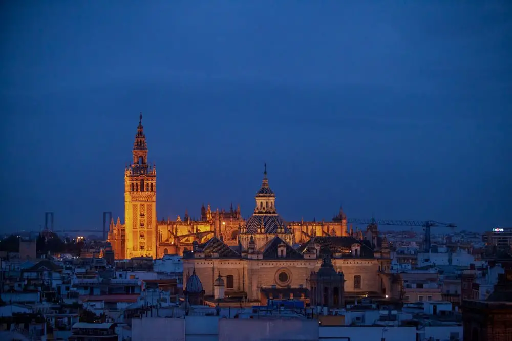 Seville in winter - views from Setas de Sevilla