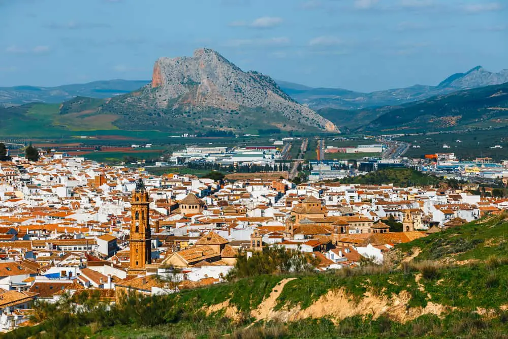 Antequera city in southern Spain