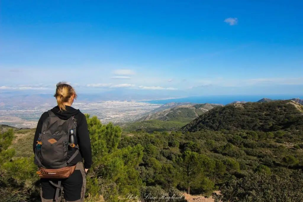 Hiking in Malaga in winter