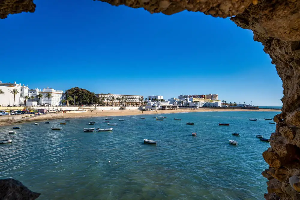 One day in Cadiz Spain - La Caleta beach