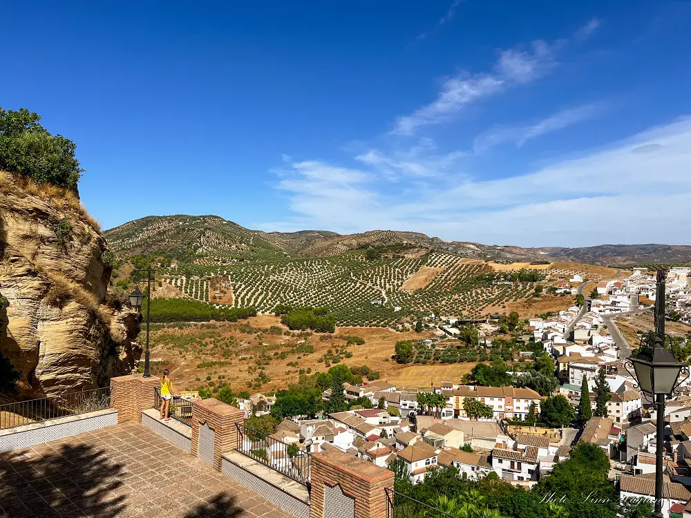 Viewpoints in Iznajar Spain