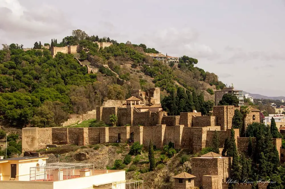 Castle Malaga Spain - Alcazaba de Malaga