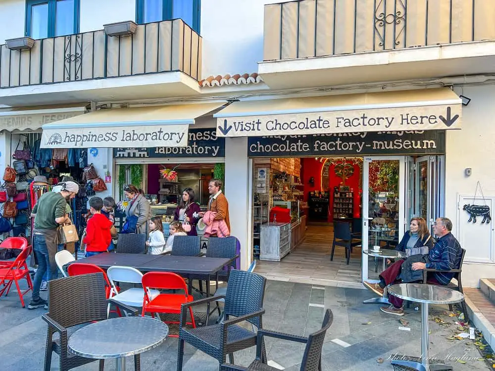 Chocolate Factory in Mijas Pueblo Malaga