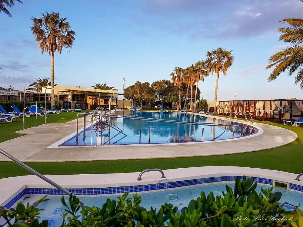 Pool at Los Escullo Camping Cabo de Gata