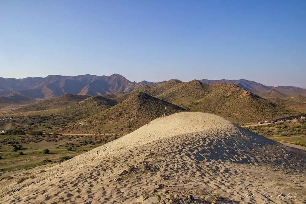 Sand dune at Monsul Beach