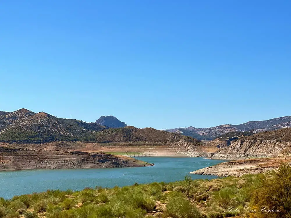 Lakes in Andalucia Spain - Lake Iznajar