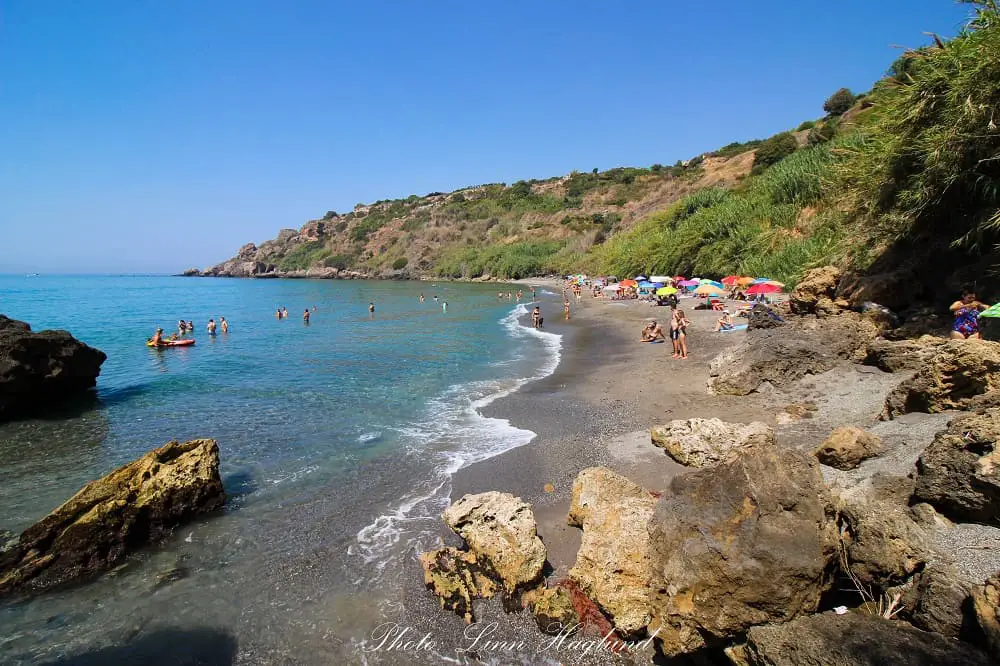 Nerja beaches best remote beach La Caleta de Maro