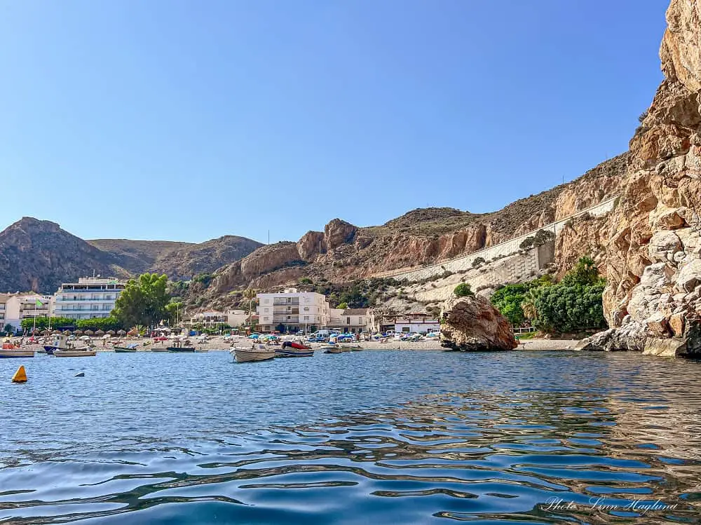 Calahonda Granada seen from the sea