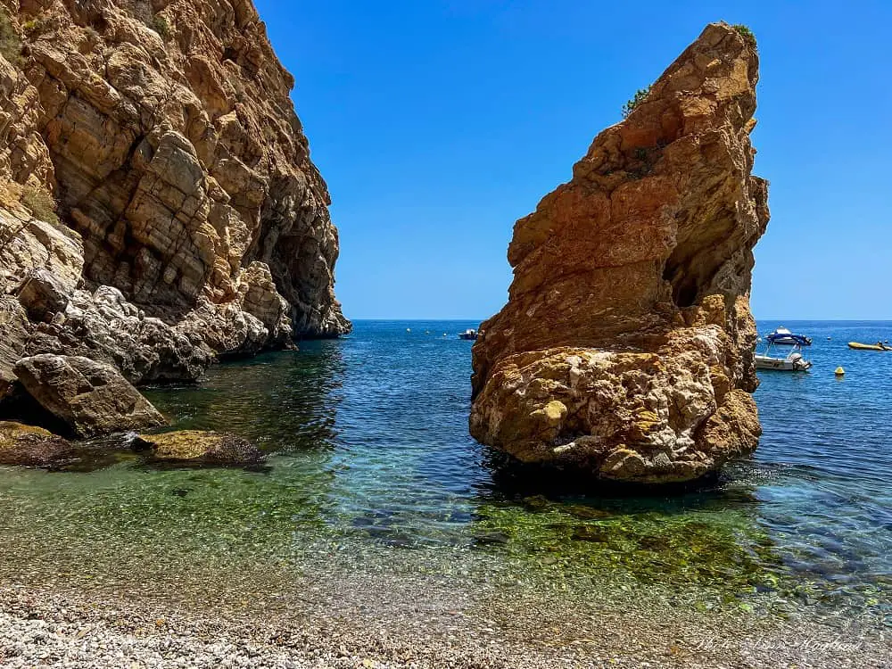 snorkeling area in Calahonda Granada