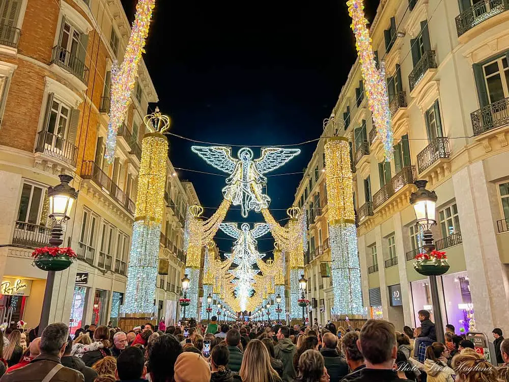 Malaga Christmas ligth show