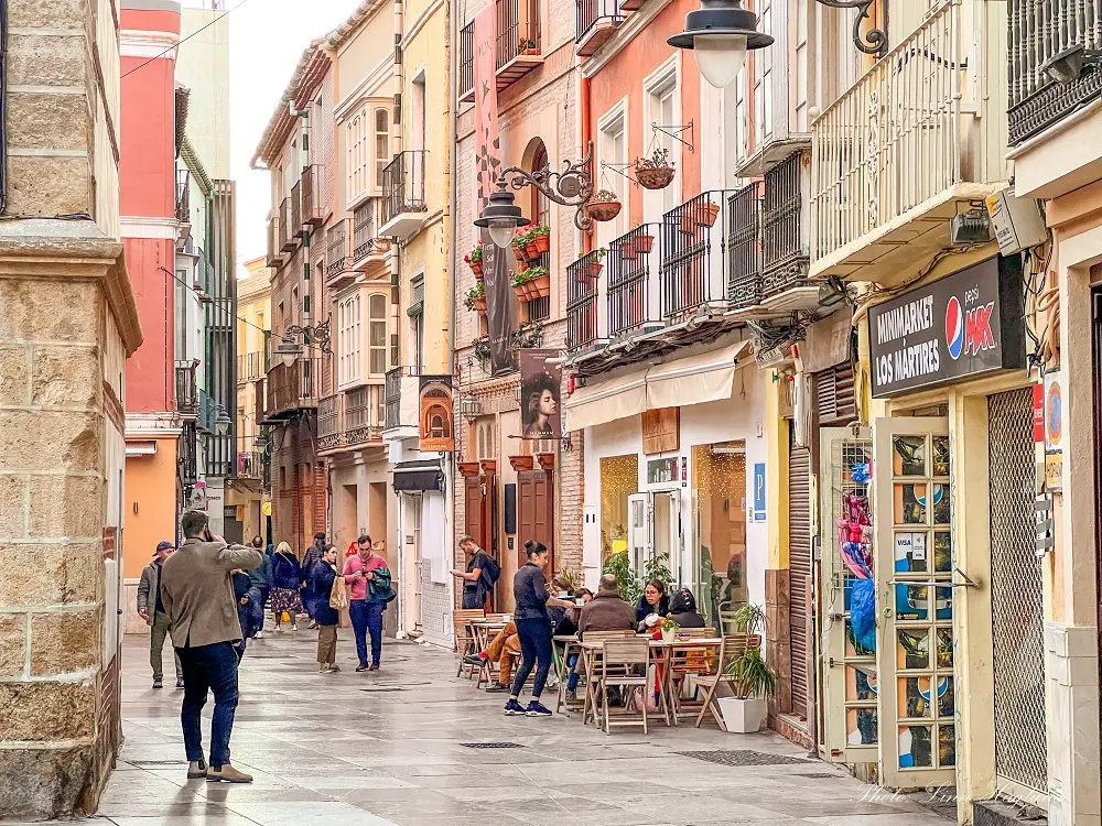 Malaga old city