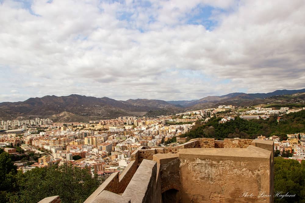 Old Town of Malaga seen from Gibralfaro
