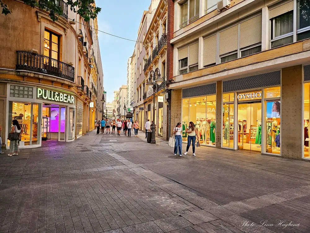 Cordoba Spain shopping street