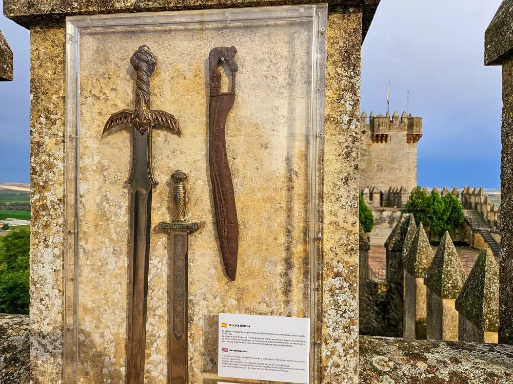 Swords in Almodovar castle