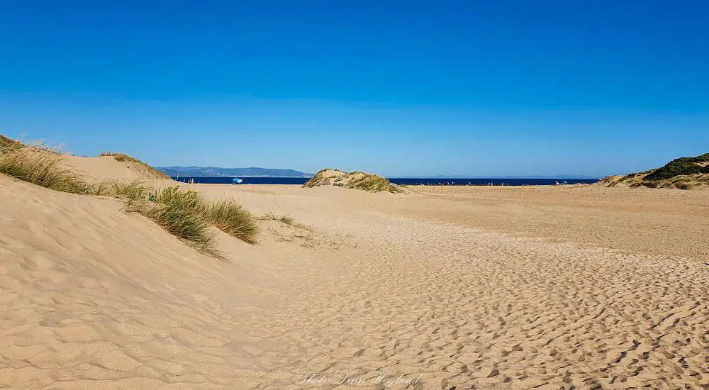 Los Caños de Meca beach with beautiful sand dunes, one of the Best beaches near Seville Spain
