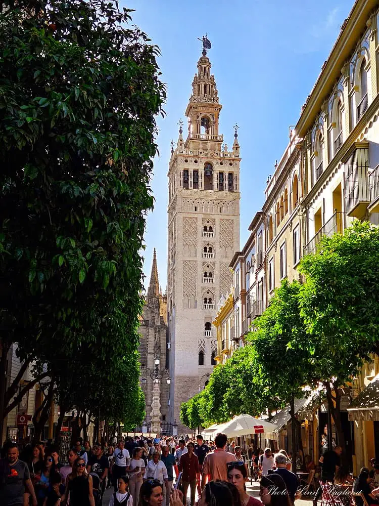 The Giralda Tower in Seville, a must see in Andalucia.