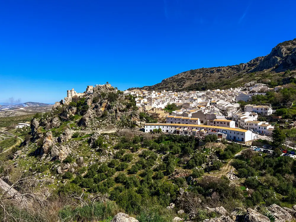 Views of the village of Zuheros Cordoba.